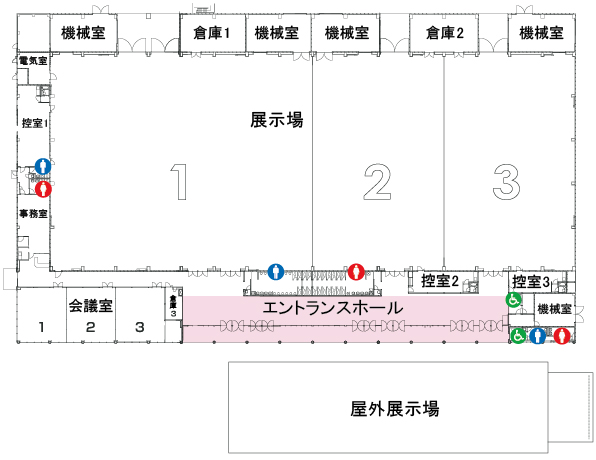 エントランスホール案内